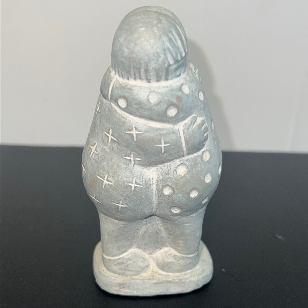 Vintage 1999 Isabel Bloom Children Hugging Elegant Gray Art Sculpture